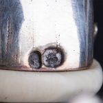 Antique English silver tea pot. London 1839. - Image 2
