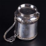 Magnificent antique silver cup applied with a bug - Image 4