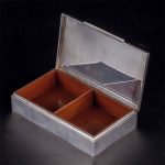 古董雪茄/香烟盒，配木质镶嵌物。 - 图片 5