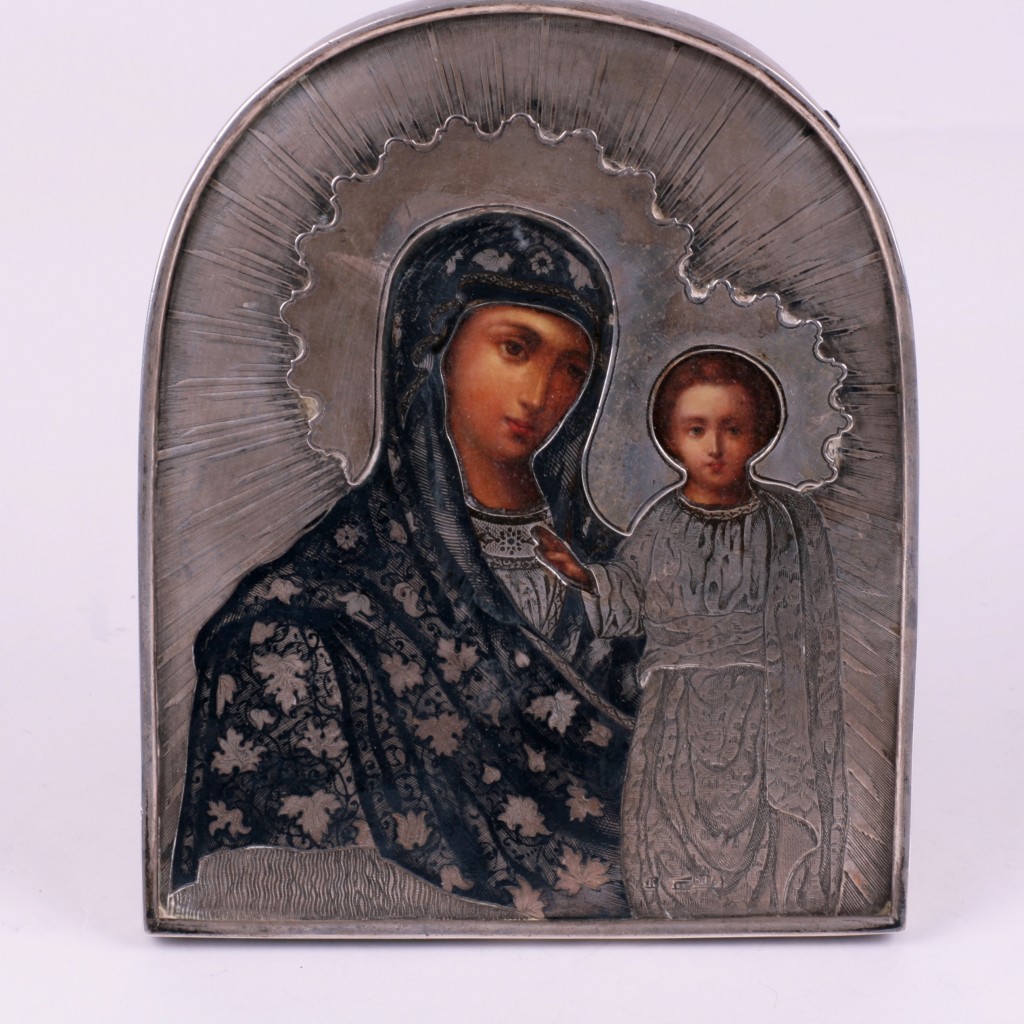 Rare table icon of Mother of God of Kazan