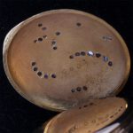 Gold Open Face Pocket Watch with Jewels - Image 4