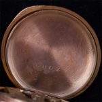 Gold Open Face Pocket Watch with Jewels - Image 5