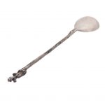 Russian silver cast tea-holder spoon “Bear” - Image 5