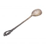 Russian Silver cast tea-holder spoon “Bears — изображение 4