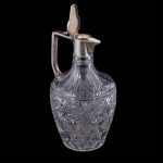 Russian silver gilt and cut-glass carafe - Image 7