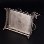 Antique silver cruet stand of 6 pieces - Image 4