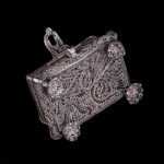 Russian silver filigree casket - Image 4