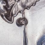 Elegant French silver sugar bowl. Marked Alphonse Debain - Image 2