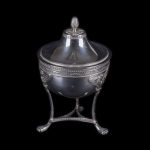 Antique French silver coffee set of 3 parts - Image 12