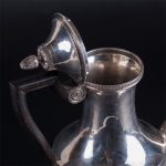 Antique French silver coffee set of 3 parts - Image 5