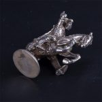 Silver figure “Knight on the horse” - Image 4