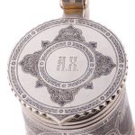 Russian silver-gilt and niello tankard with Moscow Kremlin - Image 11