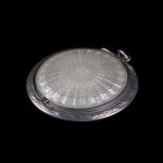 Russian engraved silver and guilloche enamel powder box