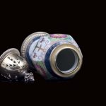 Antique French silver and porcelain sugar powder dispenser - Image 10