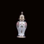 Antique French silver and porcelain sugar powder dispenser - Image 9