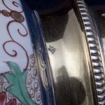 Antique French silver and porcelain sugar powder dispenser - Image 6