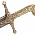 (English) English Colonial Shamshir Sword with Damascus Blade - Image 2