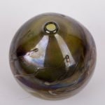 Antique green glass vase - Image 5