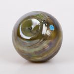 Antique green glass vase - Image 4