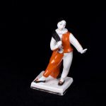 Soviet Russian porcelain figure Arlekino