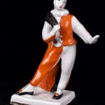 Soviet Russian porcelain figure Arlekino - Image 2