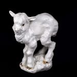 Russian Huge  LFZ porcelain figure of lamb - Image 2