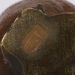 Antique bronze vase. Signed - Image 7
