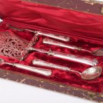 (English) Antique France dessert set of 5 pieces - Image 4