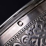 (English) Antique French silver engraved glass - Image 6