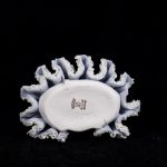 (English) Dressden small porcelain figure of lady in a lace figurine dress - Image 5