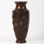 (English) Antique Japanese style small metal vase — изображение 2