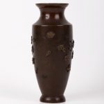 (English) Antique Japanese style small metal vase — изображение 3