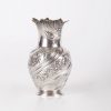 (English) Antique French silver small vase with flower motives — изображение 2