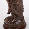 Бронзовая фигура "Нимфа Дианы", французский скульпторЛюси Сеньоре-Ледье — изображение 5
