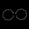 Chanel Hoop 750 White Gold Profil de Camelia XL Jumbo earrings IN 2712 in box