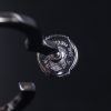 Chanel Hoop 750 White Gold Profil de Camelia XL Jumbo earrings IN 2712 in box - Image 4