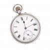 (English) Silver pocket watch manufactured by J J Stockall & Sons in London around 1880