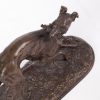 French bronze greyhound whippet figurine by P.J. Mene???.  - Image 10
