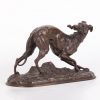 French bronze greyhound whippet figurine by P.J. Mene???.  - Image 3