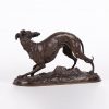 French bronze greyhound whippet figurine by P.J. Mene???.  - Image 5