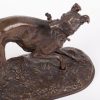 French bronze greyhound whippet figurine by P.J. Mene???.  - Image 8