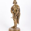 French sculpture by MORIS Louis Marie (1818-1883), A bronze crossbowman - Image 2