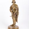 French sculpture by MORIS Louis Marie (1818-1883), A bronze crossbowman - Image 3