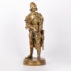 French sculpture by MORIS Louis Marie (1818-1883), A bronze crossbowman