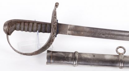 RARE Austrian German Made Damascus Officers Sword