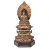 Japanese wooden buddha
