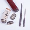 Tanto koshirae with silver fittings - Image 7