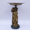 Beautiful Caryatid Bronze Vase