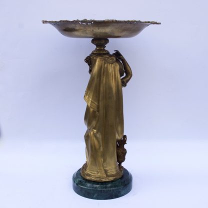 Beautiful Caryatid Bronze Vase