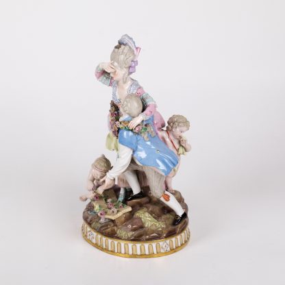 Antique Porcelain Meissen Figure with Putty on TheBestAntique.com